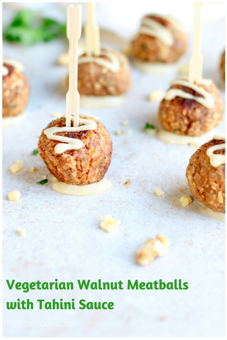 Hearty & Healthy: Walnut Meatballs for Pasta, Tzatziki, & More